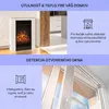 Klarstein Elektrický krb, elektrické ohrievače do obývačky Náhľad obrázku produktu 4