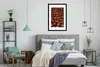 MuchoWow® Gerahmtes Poster Leopard - Muster - Rot 60x90 cm Produktbild-Vorschau 7