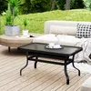 Outsunny Beistelltisch Hartglas Kaffeetisch Couchtisch mit Produktbild-Vorschau 9