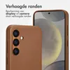 Accezz MagSafe Leather Backcover voor de Samsung Galaxy S24 Podgląd zdjęcia produktu 5