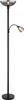 Globo Lighting Stehleuchte Metall schwarz matt, 1x E27 Produktbild-Vorschau 1