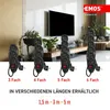 Zásuvková lišta EMOS 5-cestná s vypínačom, 150 cm kábel 1,5 Náhľad obrázku produktu 4