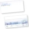 Briefpapier Weiße Weihnachten 250 Sets ohne Fenster Produktbild-Vorschau 3