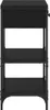 vidaXL Konsolentisch Schwarz Eichen-Optik 75 x 34,5 x 75 cm Produktbild-Vorschau 7