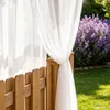 Outdoor Vorhang mit Ösen Wasserdicht Transparent Gardinen Produktbild-Vorschau 6