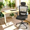 AREBOS Bürostuhl ergonomisch | Verstellbare Kopfstütze & Produktbild-Vorschau 2