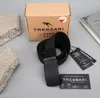 EDIBAZZAR | Cintura da uomo elasticizzata nera con fibbia Anteprima dell’immagine prodotto 9