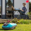 Relaxdays Bordura per aiuola, set da 4 pezzi, metallo, A x Anteprima dell’immagine prodotto 3