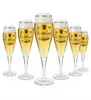 6x Radeberger Bier Glas 0,25l Pokal Tulpe Kupferrand Gläser Produktbild-Vorschau 1