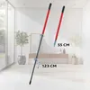 A product image showing two mop handles, one extended and one collapsed, with measurements indicated. Produktbild-Vorschau
