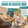 Fauteuil à bascule KESSER® pour l'intérieur et l'extérieur Voir les images du produit 6