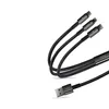 Baseus Tungsten Gold Cavo USB 3 in 1 USB 2.0 1,5 m USB A Anteprima dell’immagine prodotto 12