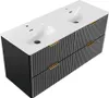 Doppelwaschtisch 120.4cm Adriel mit 4 Schubladen, Produktbild-Vorschau 3