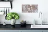 MuchoWow® Poster Muster - Vintage - Braun - Blumen - Formen Produktbild-Vorschau 3