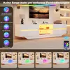 Merax Hochglanz TV-Lowboard mit LED Beleuchtung, TV-Schrank Produktbild-Vorschau 7