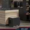 WELLGRO Treteimer 3x15L Schwarz – Edelstahl mit Softclose & Produktbild-Vorschau 8