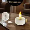 Meisterhome® Bougies à réchaud LED, lot de 12 - Bougies Voir les images du produit 6