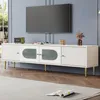 okwish TV-Schrank TV-Lowboard mit Goldenen Beinen und Produktbild-Vorschau 2