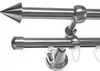Gardinenstange Rohr und Innenlauf Edelstahl Look, Metall, Produktbild-Vorschau 1
