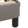 Bett mit Matratze "Dover" Taupe 140x200 cm Stoff Produktbild-Vorschau 6