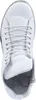 A top-down view of a white high-top sneaker. Anteprima dell’immagine prodotto