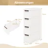 GOPLUS Nischenschrank schmal, Badschrank klein mit 4 Produktbild-Vorschau 6