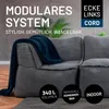 LUMALAND Modulární rohová skříňka levá z řady Cord, Náhled obrázku produktu 4