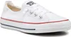 A white Converse Chuck Taylor Shoreline Slip sneaker is shown from a side-angle on a white background. Voir les images du produit
