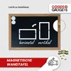 Magnetisch bord met krijtfunctie, met houten frame, 26x35 Productafbeelding-voorbeeld 3