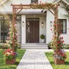 COSTWAY Rosenbogen mit 2 Blumenkästen, Gartenbogen 208 x 55 Produktbild-Vorschau 10