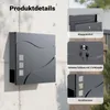 Designová poštovní schránka Wiltec V28 antracitová 370 x Náhled obrázku produktu 13
