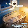 Mobiler Deckenventilator(weiss) mit Licht und Produktbild-Vorschau 3