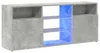 Mueble de televisión vidaXL con iluminación LED, color gris Vista previa de la imagen del producto 4