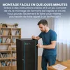 Extralink baie réseau 19" 12U 600x600 AZH noire double Voir les images du produit 6