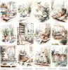 Satz Scrapbooking-Papiere 30x30 - Itd Kollektion - Cottage Anteprima dell’immagine prodotto 20