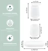 eluno Set d'accessoires pour la salle de bain TESERO 3pcs. Voir les images du produit 7