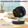HOMCOM Wentylator stojący USB – wentylator z możliwością Podgląd zdjęcia produktu 5
