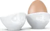 FIFTYEIGHT Eierbecher Set Nr.1 - Küssend & Verträumt weiß Náhľad obrázku produktu 13