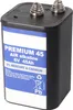 A single 6V 45Ah battery with a black casing and a blue and white label. Voir les images du produit