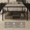 Postel HOMCOM 90 x 200 cm, ocelová s roštem, čelo a nožní Náhled obrázku produktu 5