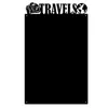 Magnettafel Schwarz 79x49cm Travels, Metall Magnetische Produktbild-Vorschau 5