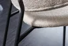 Design Stuhl VOGUE greige Bouclé schwarze Metallbeine Produktbild-Vorschau 11