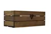 Blumenkasten aus Holz braun 40 cm mit Herz Produktbild-Vorschau 1