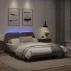 Bettgestell mit LED ohne Matratze "Zadar" Braun 120x200 cm Produktbild-Vorschau 4