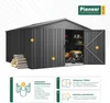 Hoggar - Pioneer Y130 Metall Gartenhaus - 12,46 m² - Produktbild-Vorschau 3