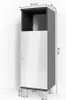 Vicco Midischrank Fynn, 30 x 95 cm, Anthrazit/Weiß Produktbild-Vorschau 3