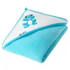 Asciugamano per bambini 100x100 Akuku turchese con rana Anteprima dell’immagine prodotto 2