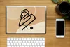 MuchoWow® Laptop Aufkleber Sticker Cover Abstrakt - Schwarz Produktbild-Vorschau 2