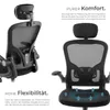 tectake® Bürostuhl Arges ergonomische Form mit Produktbild-Vorschau 3