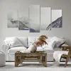 Bild auf Leinwand - Leinwandbild - 5 Teile - Berge Wald Produktbild-Vorschau 6